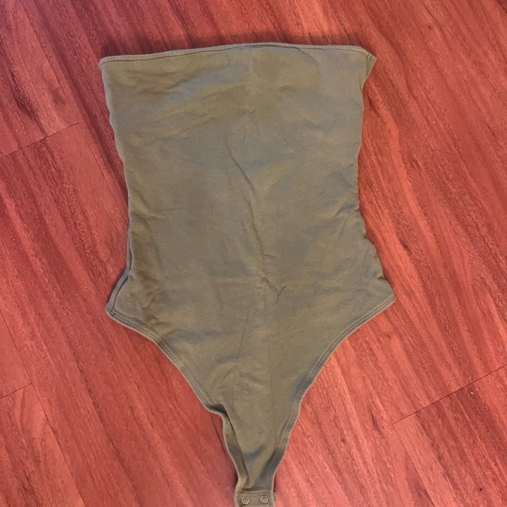 Olive Green Bodysuite
